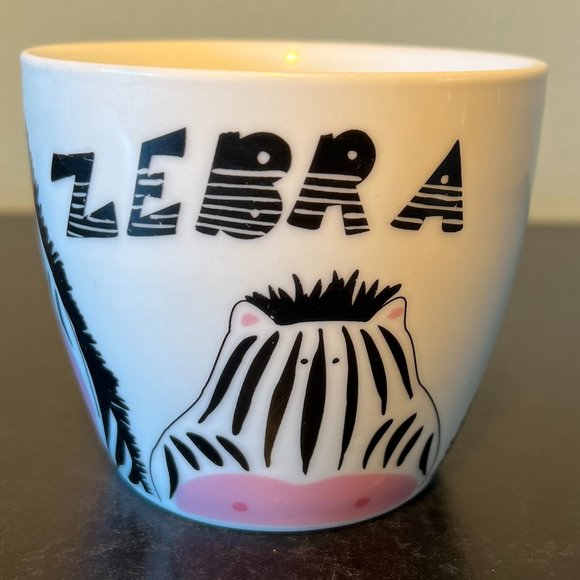 CHA CULT Whimsical Zebra Fine Porcelain Cup Mug ~ Zoo  Party Animals - Picture 2 of 7